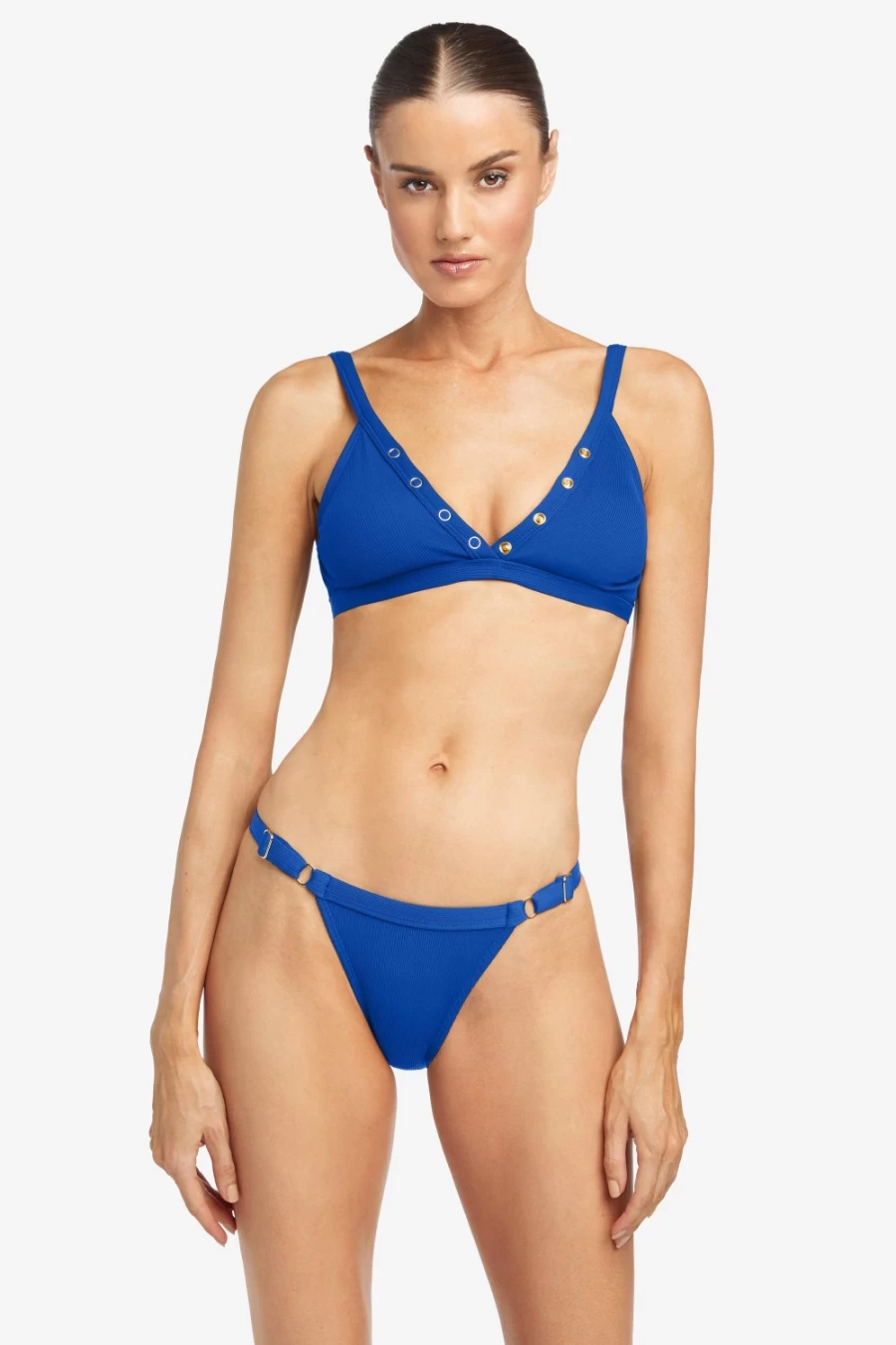 Robin Piccone Women's Lapis Triangle Bikini Top - Amy Style Swimwear