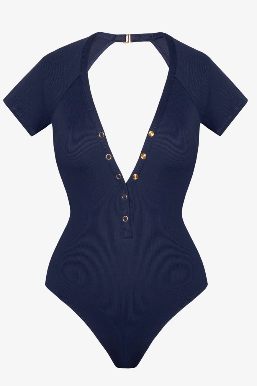 Robin Piccone Women's Navy Amy Raglan One Piece Swimsuit