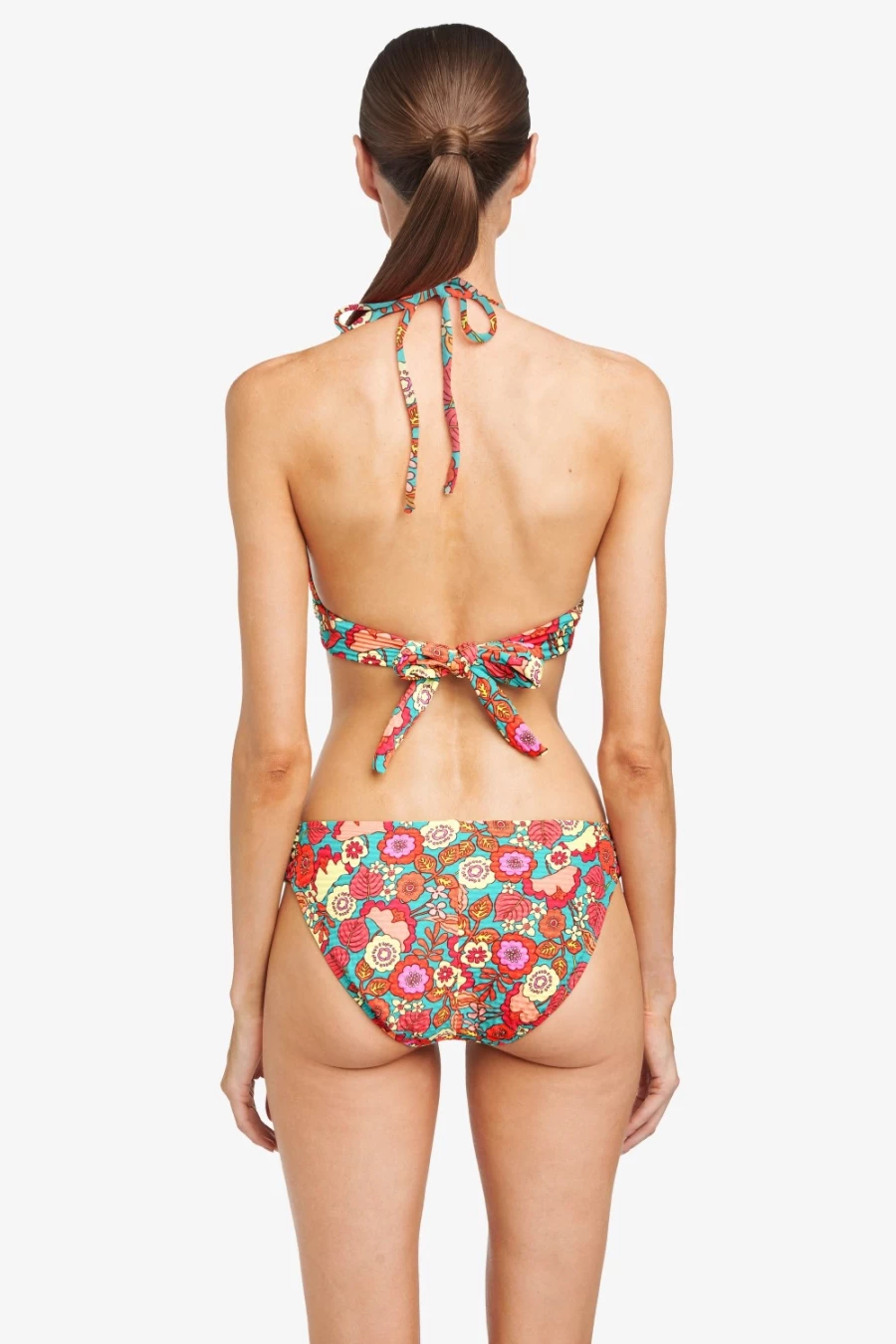 Robin Piccone Women's Bibi Cheeky Bikini Bottom - Iceberg Multi Color Swimwear