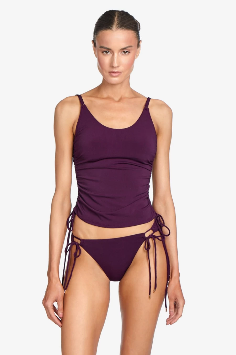 Robin Piccone Women's Aubrey Lingerie Tankini Top - Stylish Swimwear for Women