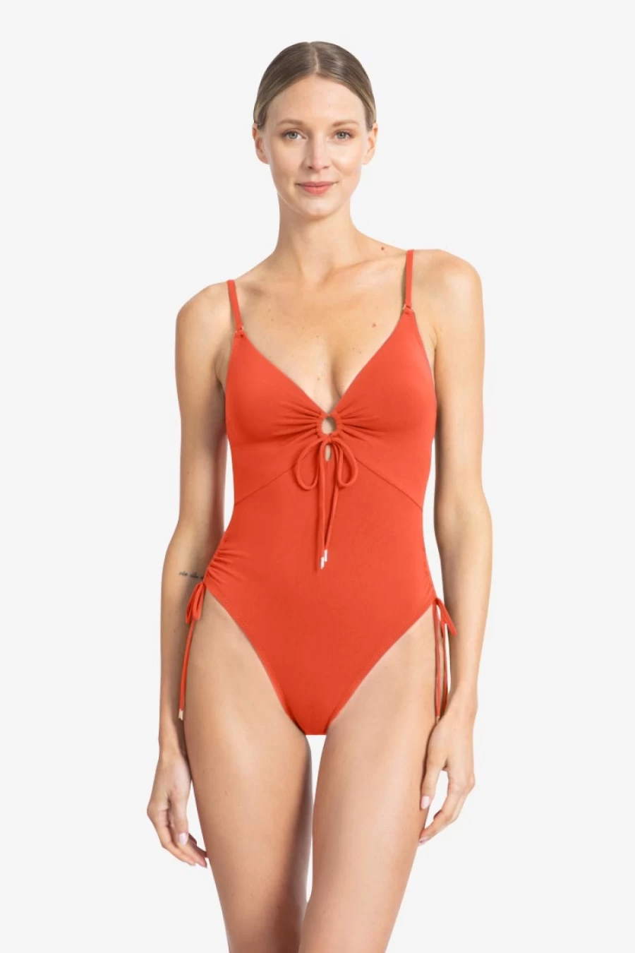 Robin Piccone Women's Aubrey Keyhole One Piece Swimsuit