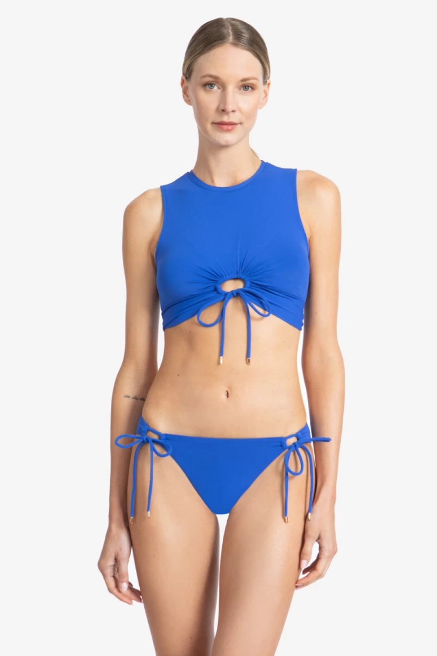 Robin Piccone Women's Aubrey Tank Bikini Top - Stylish Swimwear for Summer