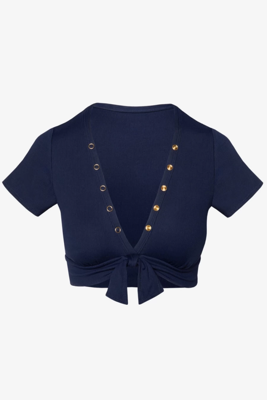 Robin Piccone Women's Navy Raglan Bikini Top - Amy Style Swimwear