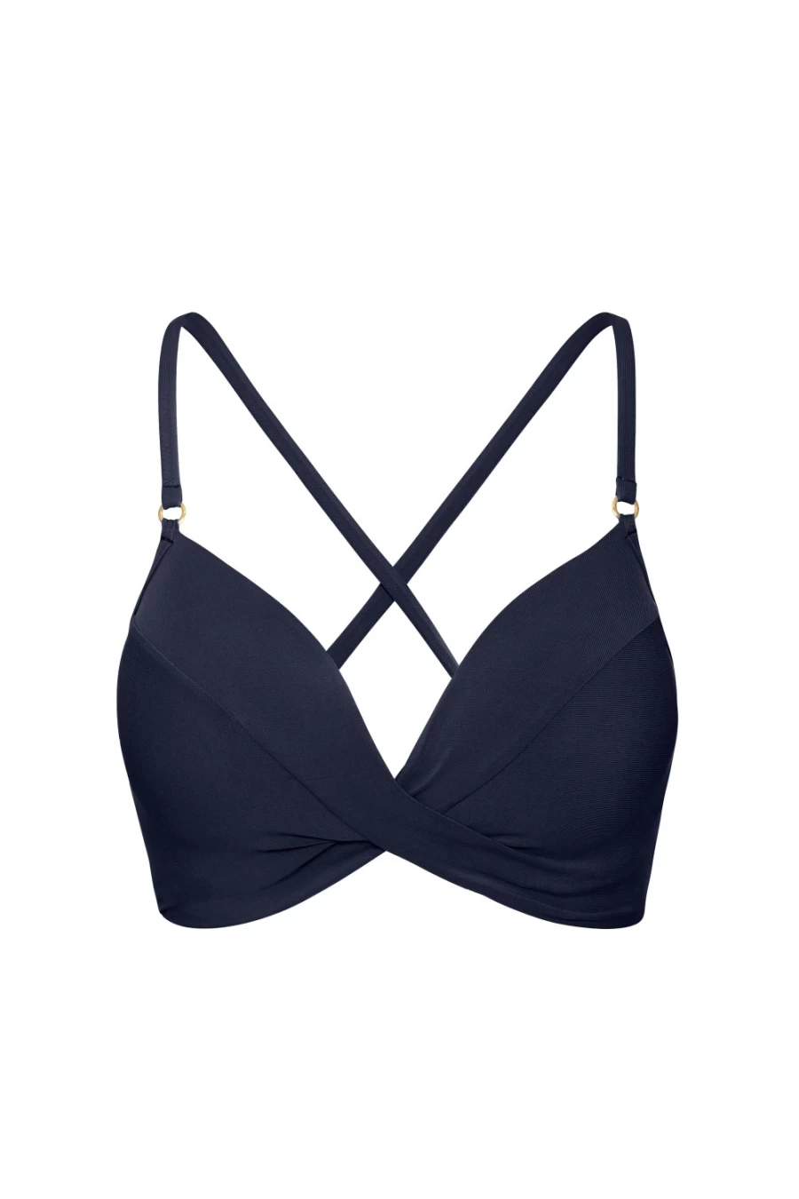 Robin Piccone Women's Ava Twist Bikini Top - D-Cup Support, Stylish Swimwear