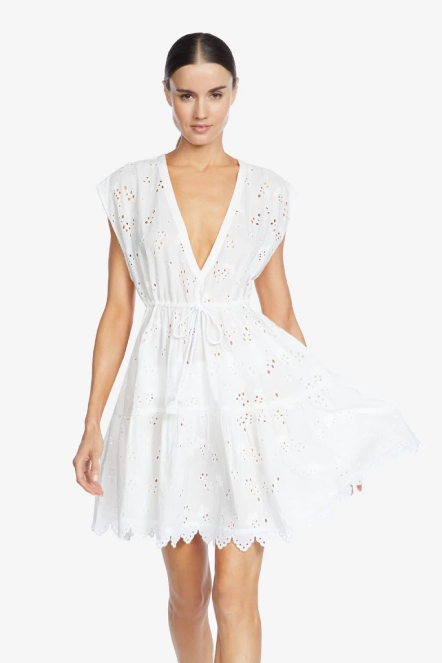 Robin Piccone Women's Daisy Flouncy Dress - Floral Summer Dress with Ruffles
