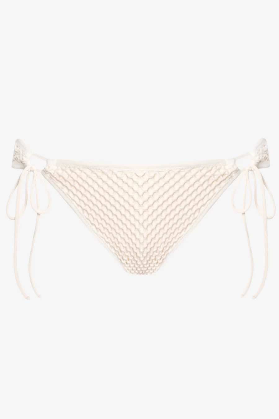 Robin Piccone Women's Ecru Pua Side Tie Bottom Swimsuit Cover-Up