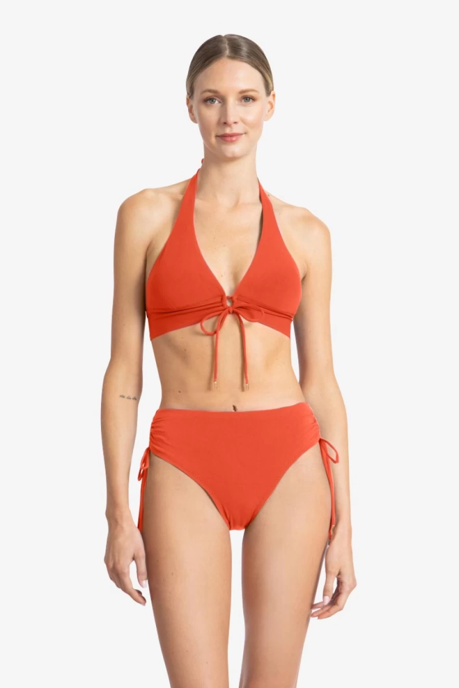 Robin Piccone Women's High Waist Bikini Bottom - Aubrey Style Swimwear