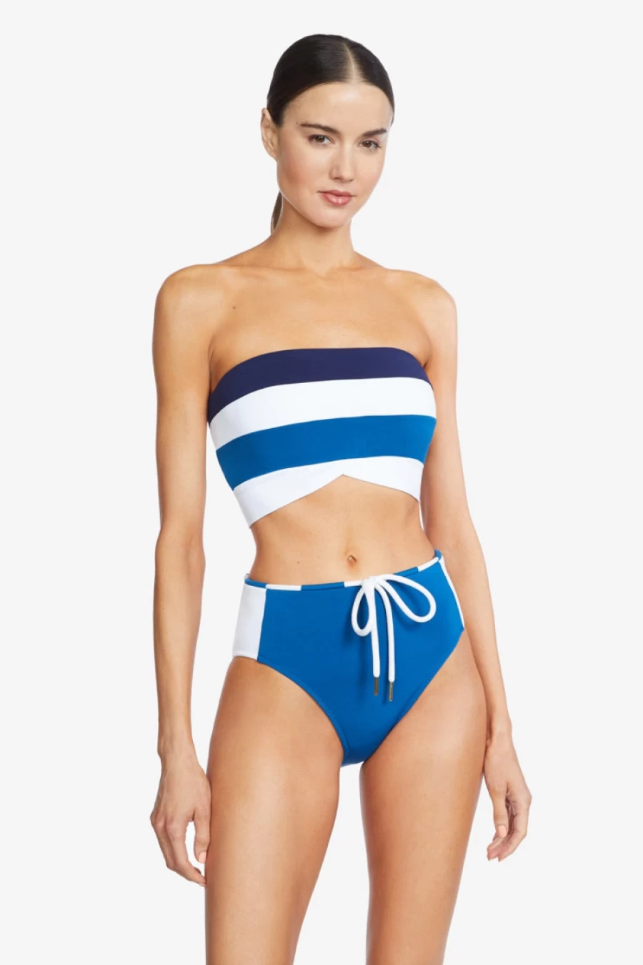 Robin Piccone Women's Emma High Waist Bottom in Safire Combo
