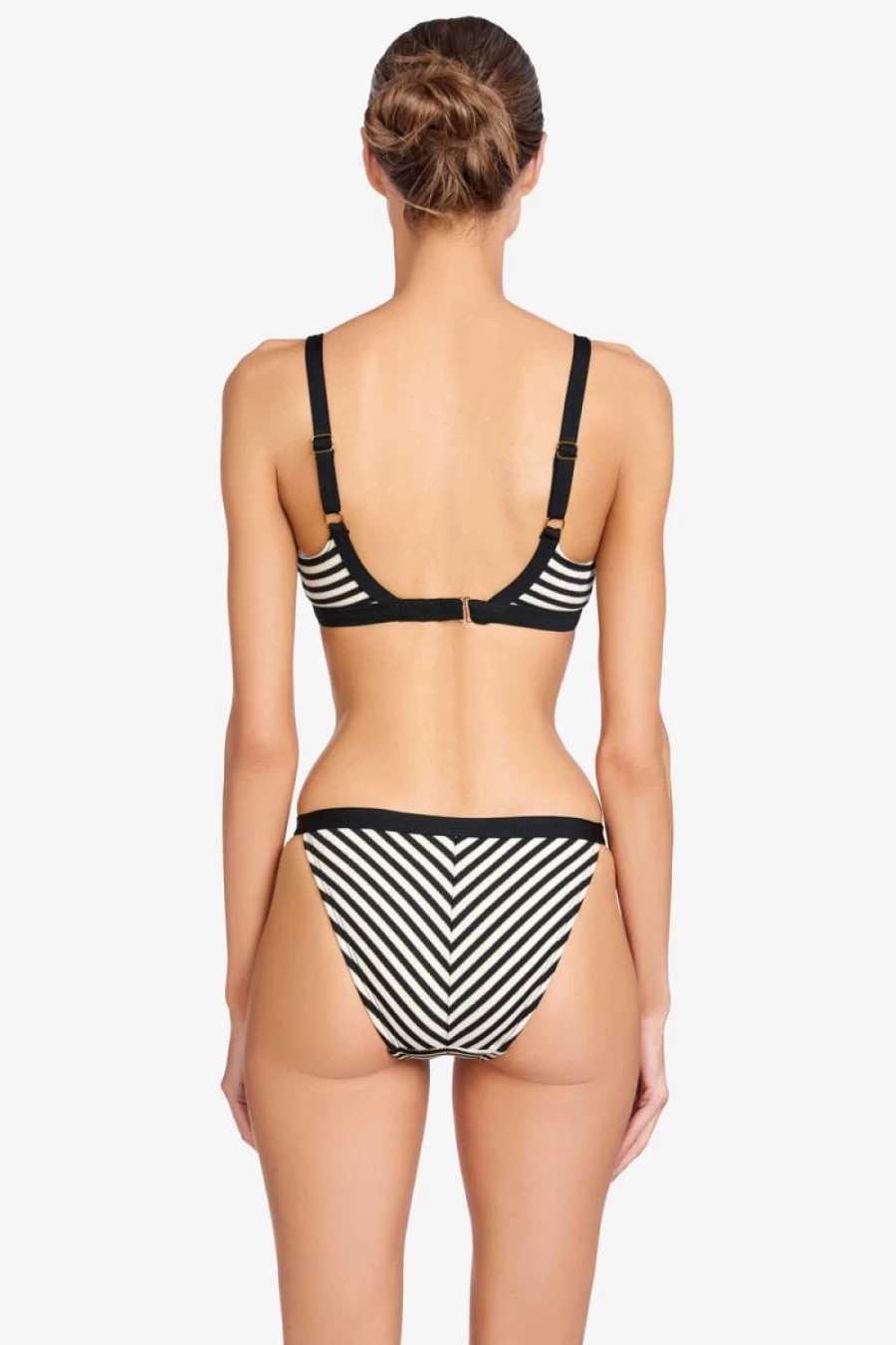 Robin Piccone Women's Ecru Multi Jules Bikini Bottom Swimsuit