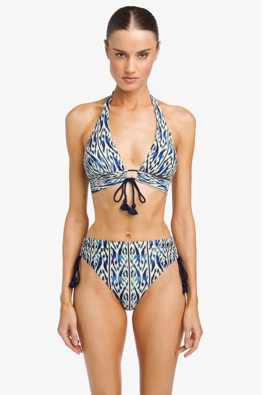 Robin Piccone Women's Lapis Halter Bikini Top - Aabra Style Beachwear