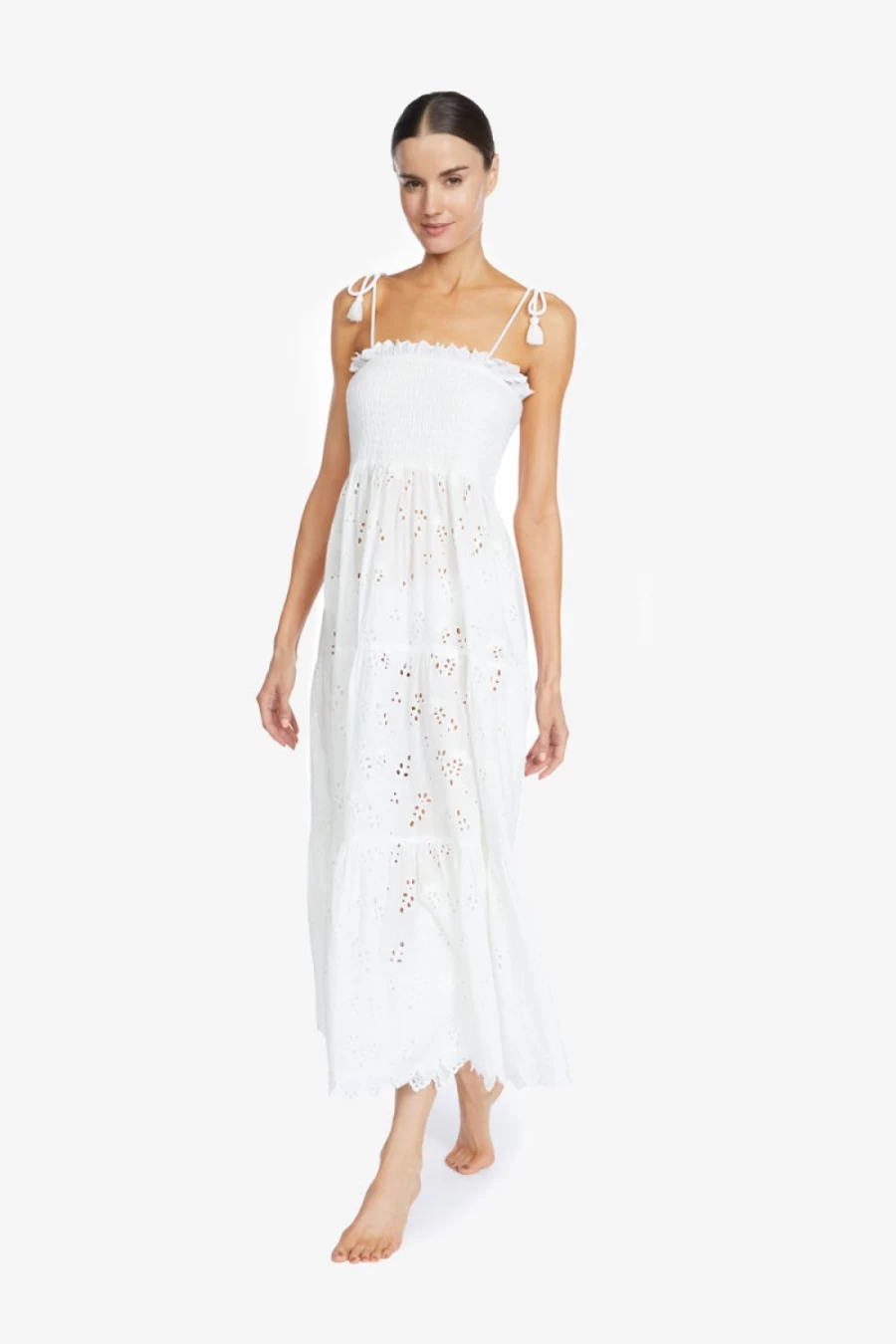 Robin Piccone Women's Daisy Floral Long Dress - Elegant Boho Maxi Dress for Summer