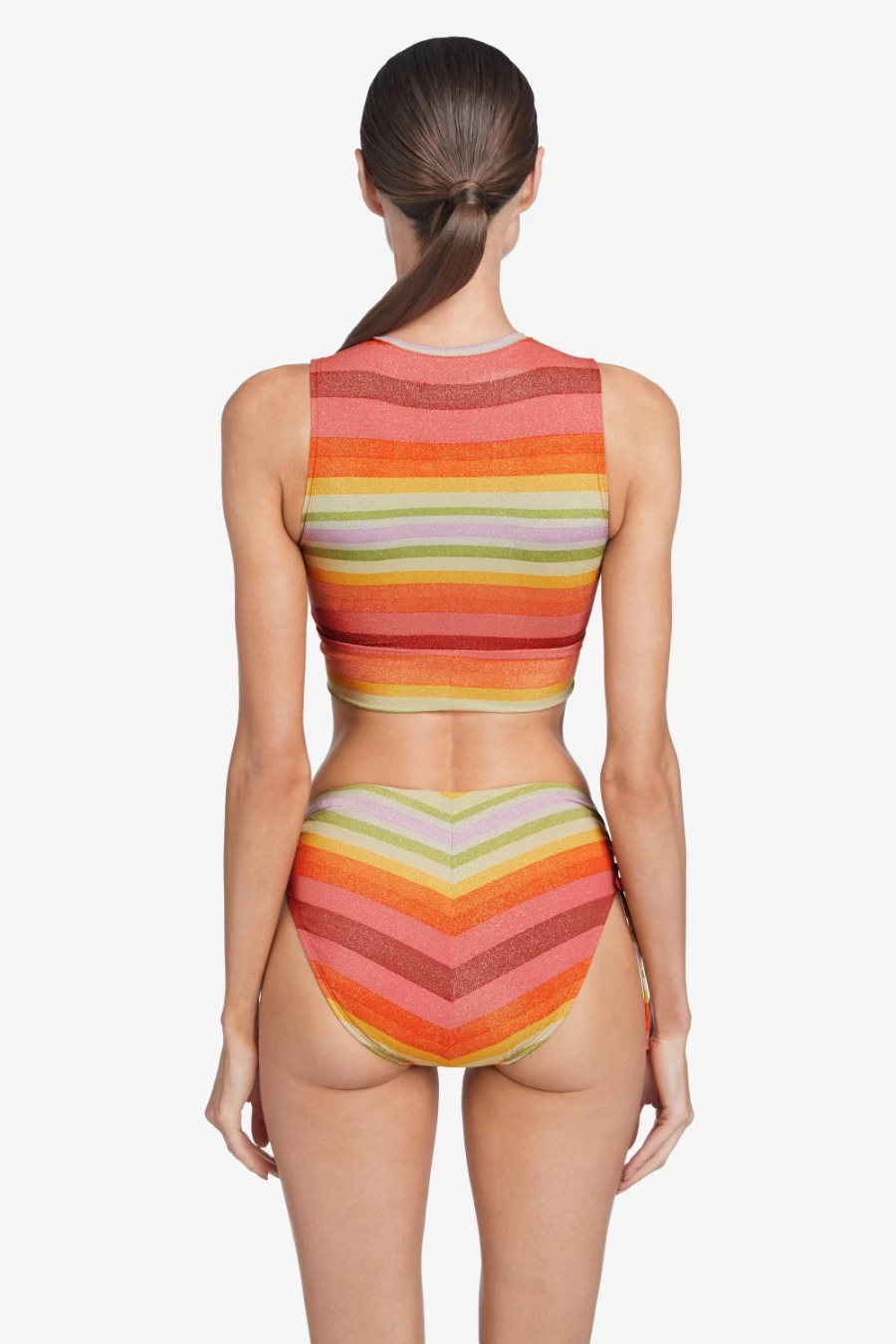 Robin Piccone Women's Greta Persimmon Multi Tank Top