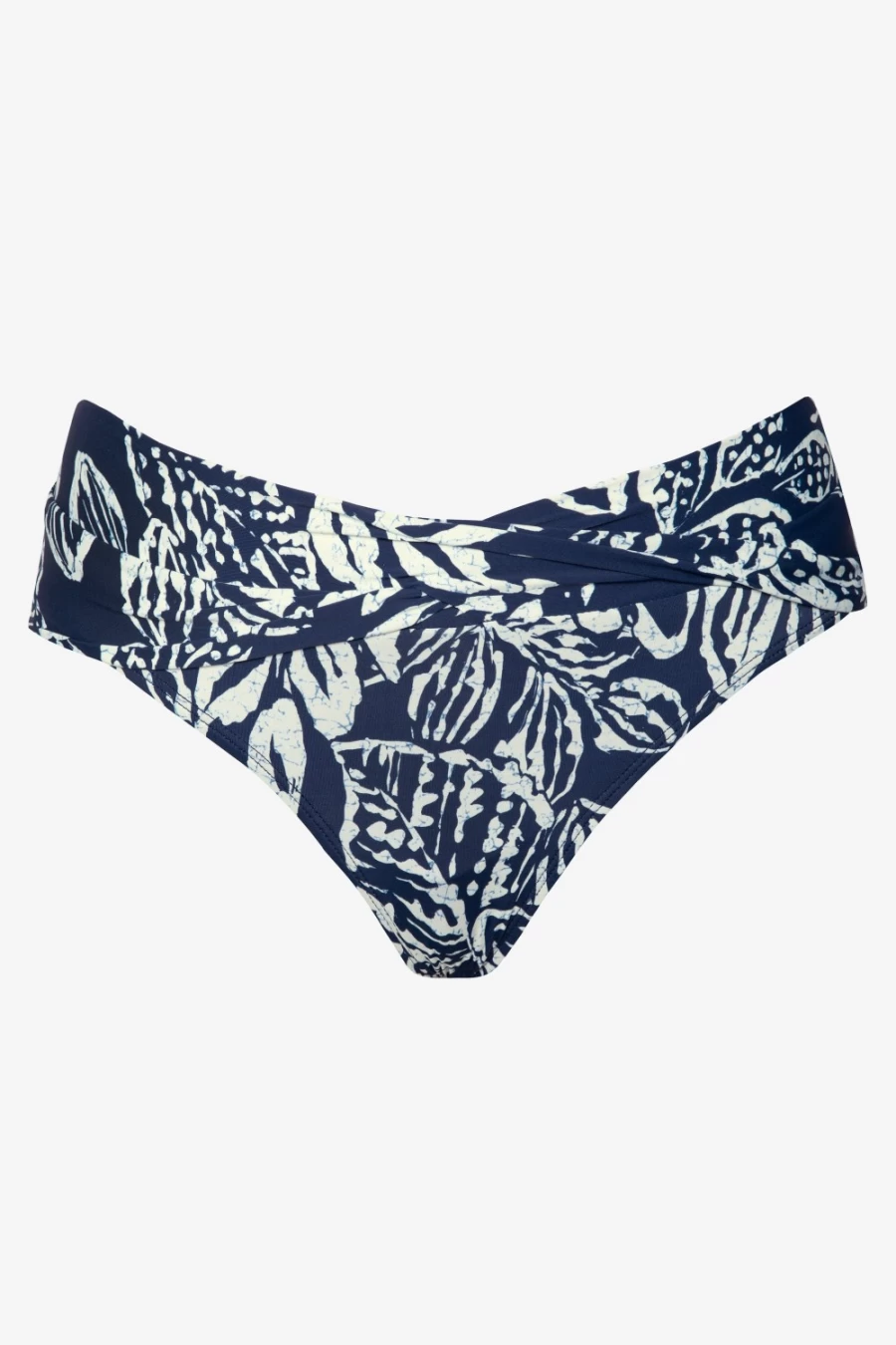 Robin Piccone Women's Indah Twist Bottom in Navy/Ecru