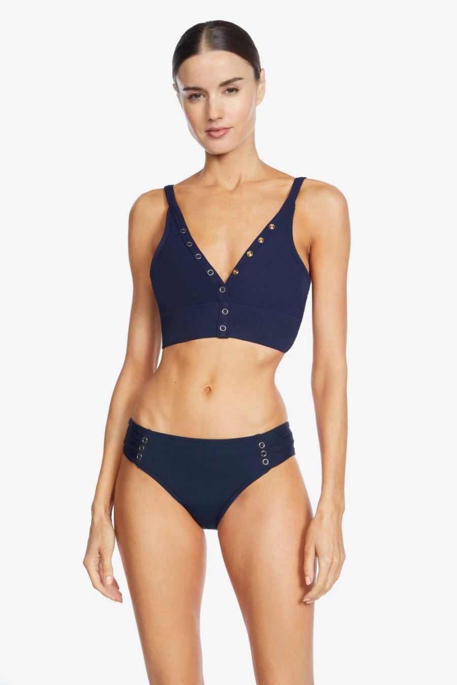 Robin Piccone Women's Navy Amy Halter Top