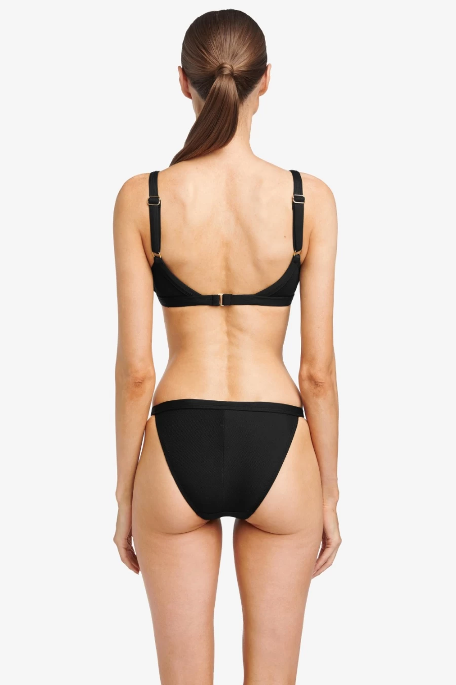 Robin Piccone Women's Licorice Cheeky Bikini Bottom - Stylish Swimwear for Women
