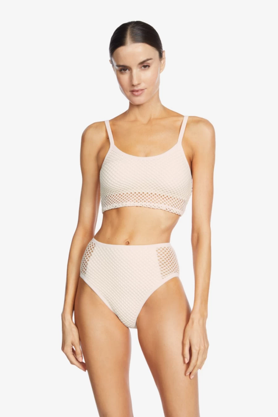 Robin Piccone Women's High Waist Bottom in Ecru - Pua Style
