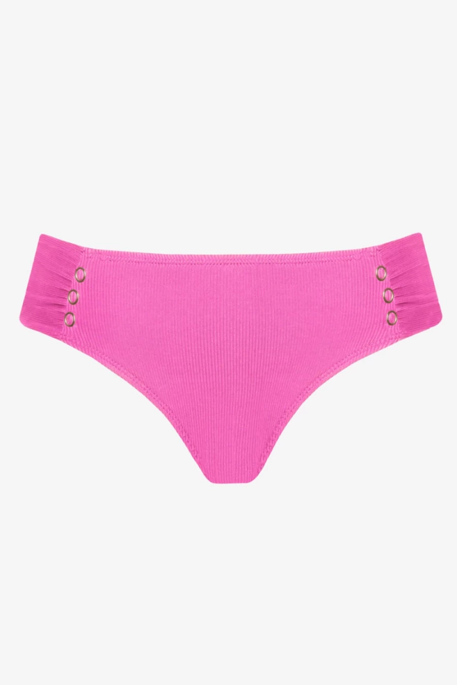 Robin Piccone Women's Amy Tab Side Bikini Bottom - High Cut Swimwear