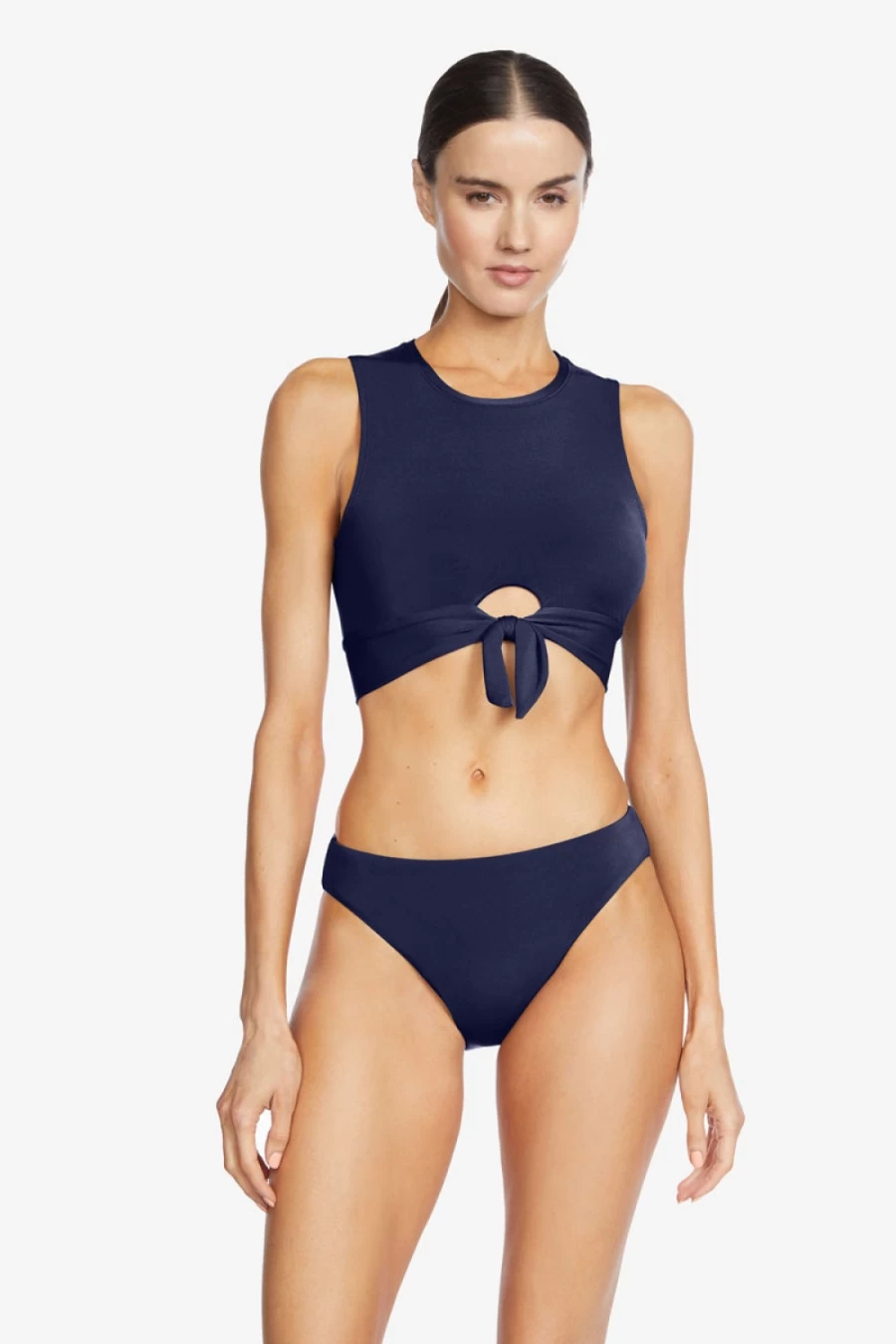 Robin Piccone Women's Ava Tank Bikini Top - Stylish Swimwear for Women