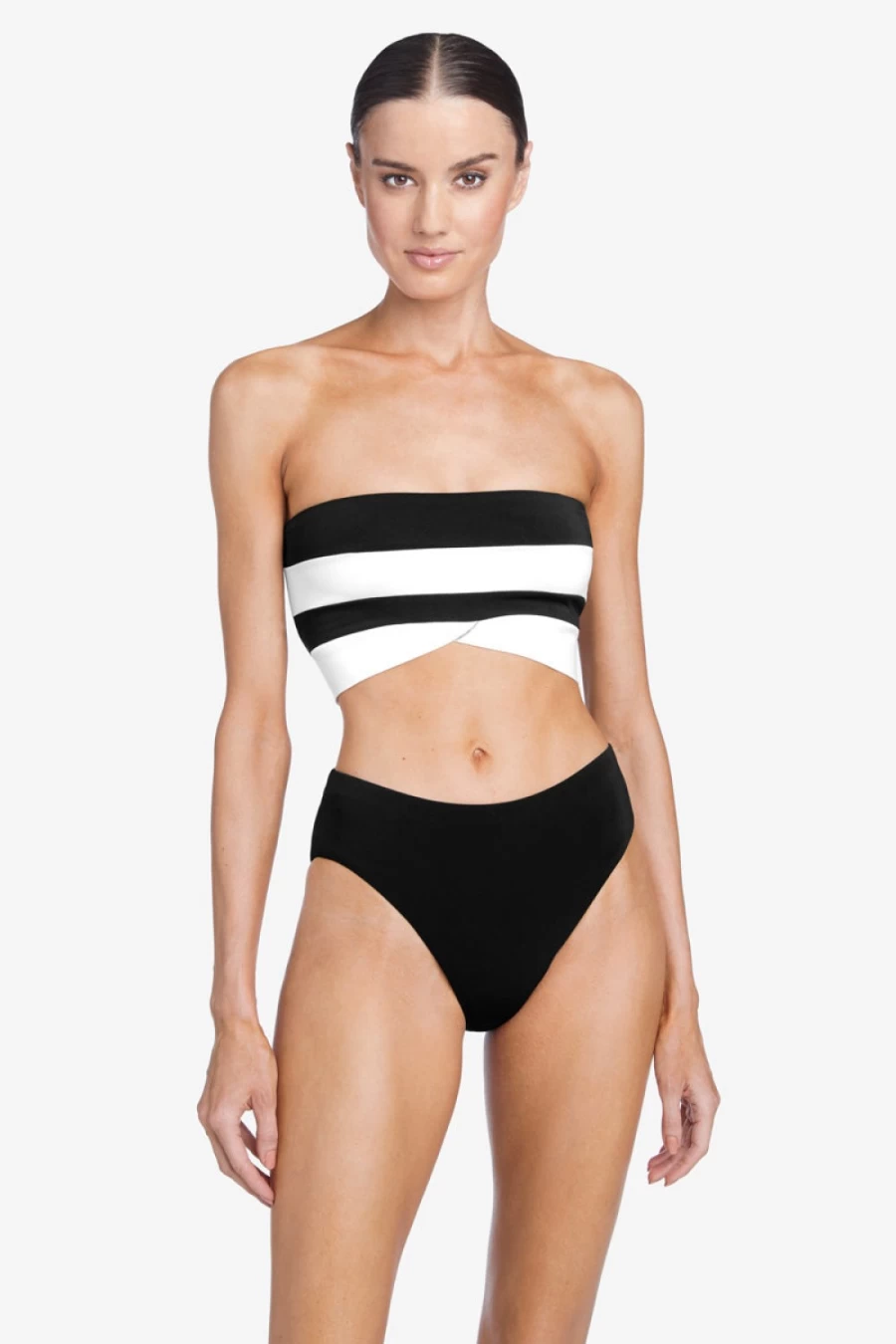 Robin Piccone Women's Black Emma Bandeau Top