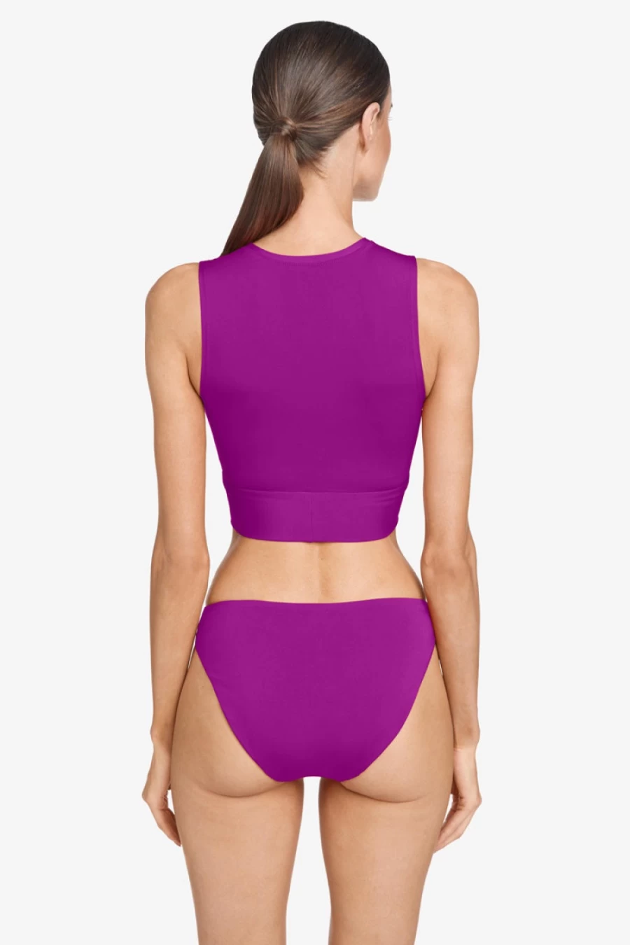 Robin Piccone Women's Aubrey Tank Bikini Top - Stylish Swimwear for Summer