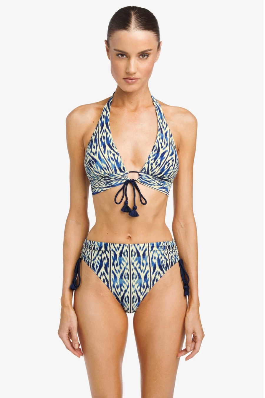 Robin Piccone Women's High Waist Bikini Bottom - Lapis