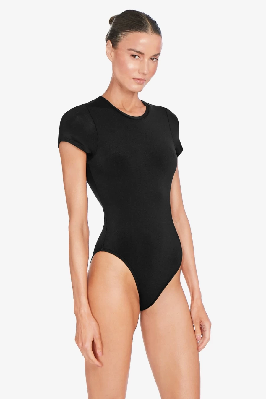 Robin Piccone Women's Black Ava T-Shirt One Piece