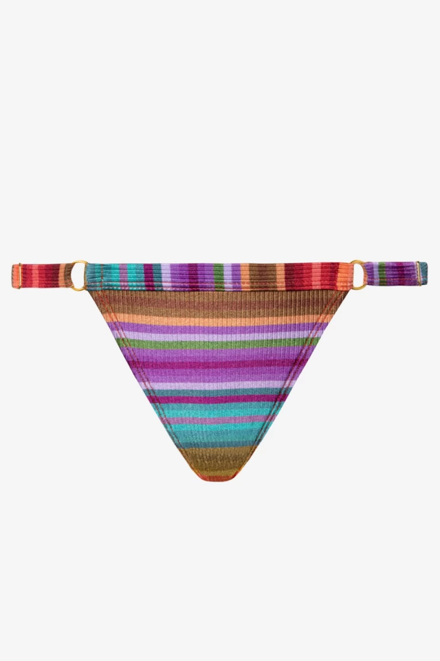 Robin Piccone Women's Ines Cheeky Bottom Swimsuit - Multi Color Bikini