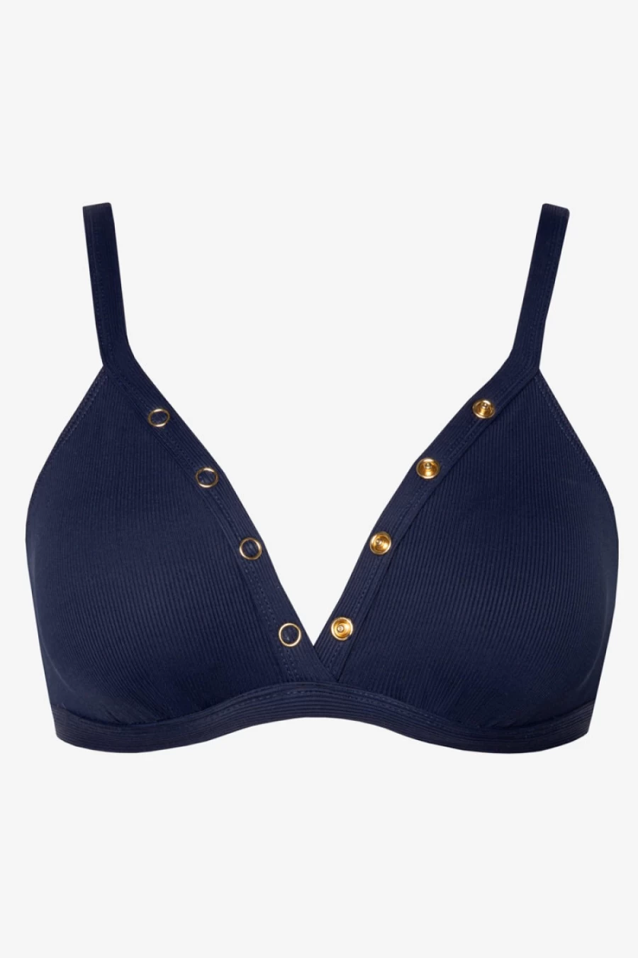 Robin Piccone Women's Navy Amy Triangle Bikini Top